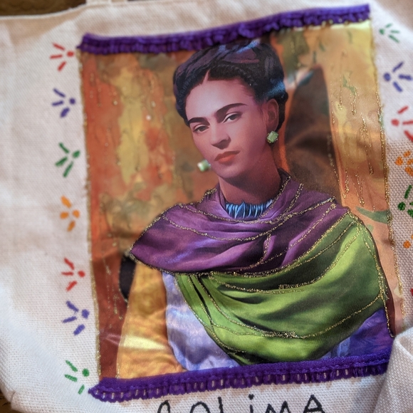 Frida Kahlo Mexican Handbag - Picture 2 of 2